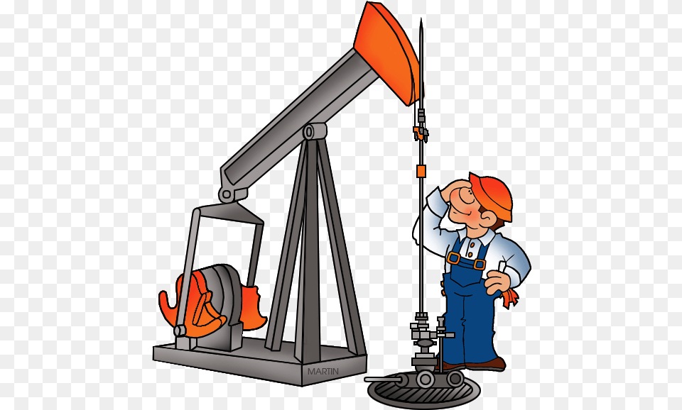 Oil Man Clipart Oil Rig Clip Art, Construction, Oilfield, Outdoors, Baby Free Png Download