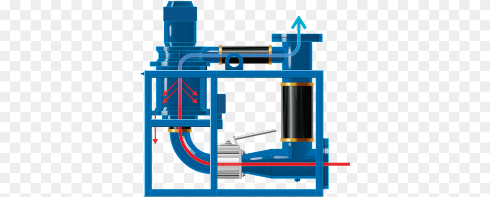 Oil Mist Separator For Engine Crankcase Ventilation Oil Mist Separator Working Principle, Cad Diagram, Diagram, Machine, Gas Pump Free Png Download