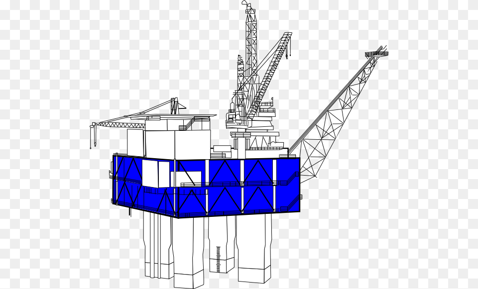 Oil Offshore Rig, Construction, Construction Crane, Outdoors, Bulldozer Free Transparent Png