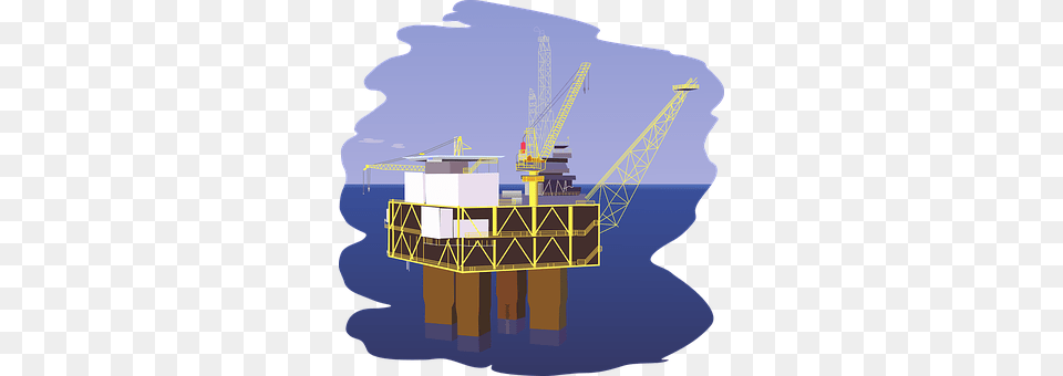 Oil Platform Construction, Construction Crane, Outdoors, Oilfield Free Png