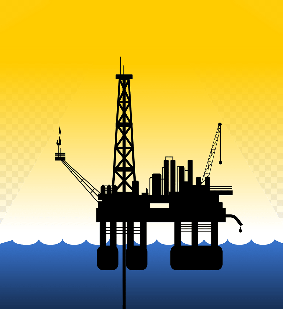 Oil Platform Clipart, Construction, Oilfield, Outdoors, Machine Free Transparent Png