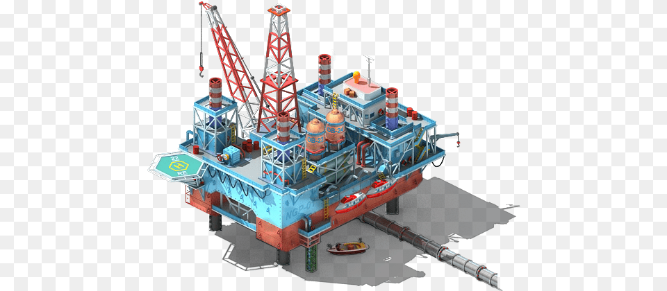 Oil Platform L2 Fishing Trawler, Construction, Oilfield, Outdoors, Machine Free Transparent Png
