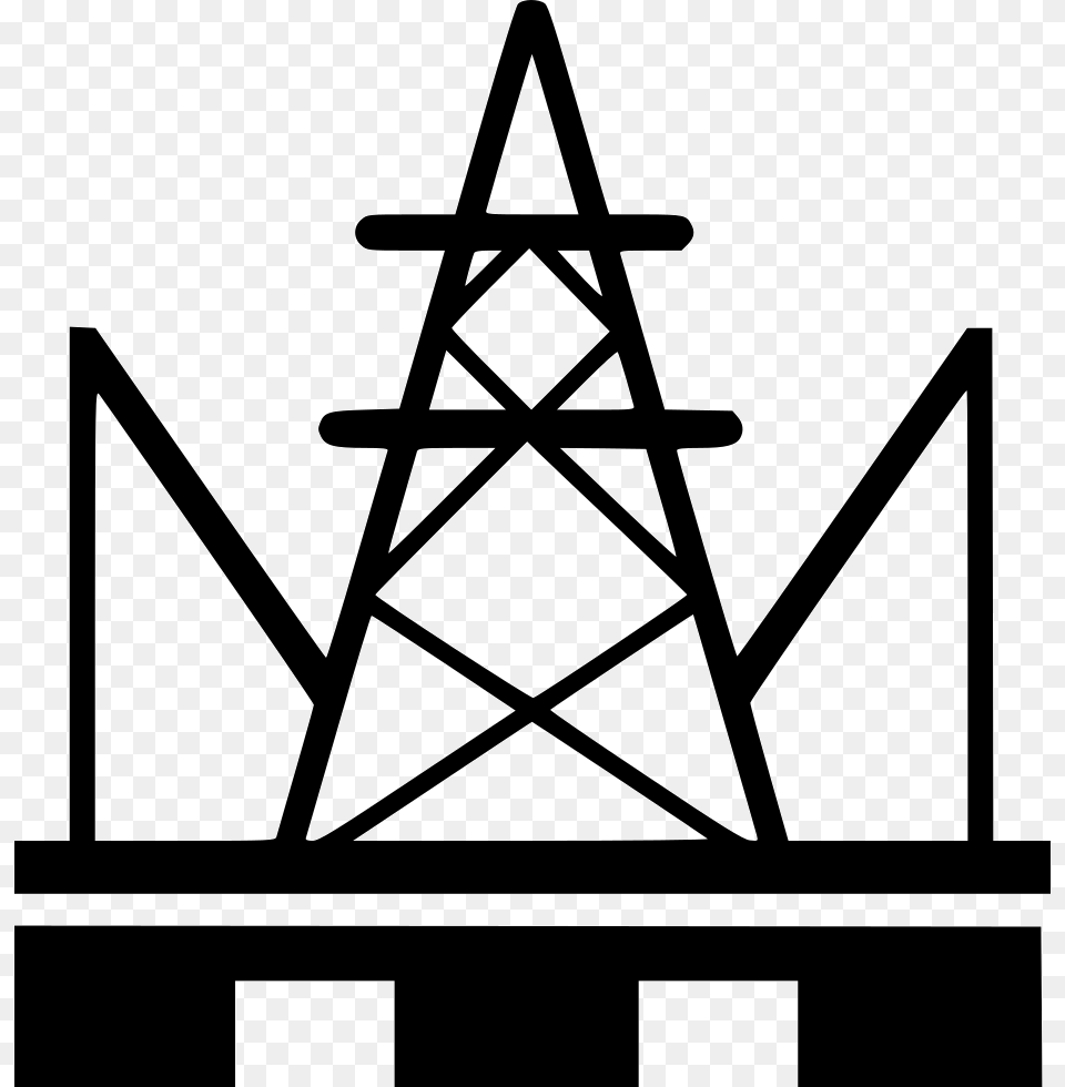 Oil Platform Zang Fu Chinese Medicine, Triangle, Cable, Power Lines, Electric Transmission Tower Png Image