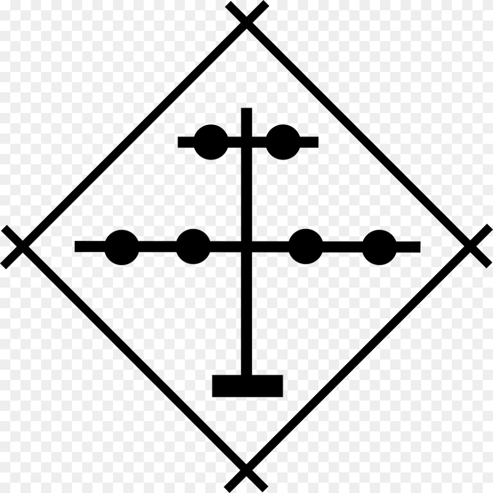 Oil Recovery Well Comments, Cross, Symbol, Bow, Weapon Free Transparent Png