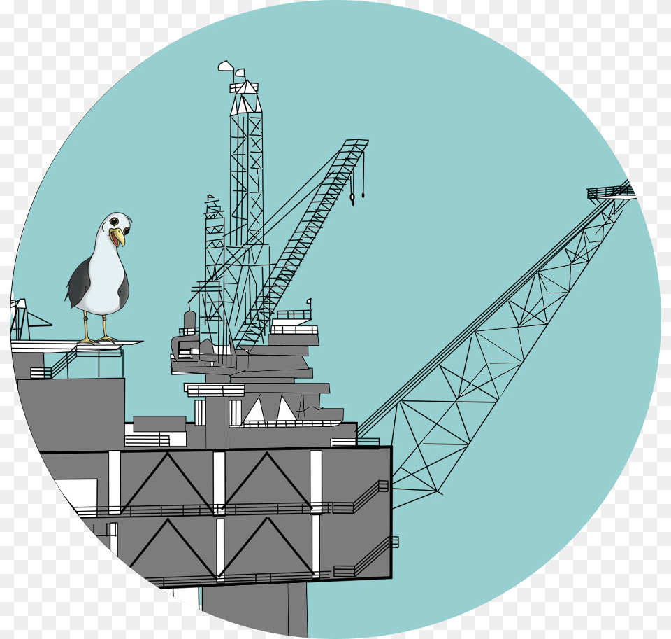 Oil Rig Clip Art, Construction, Construction Crane, Animal, Bird Free Png