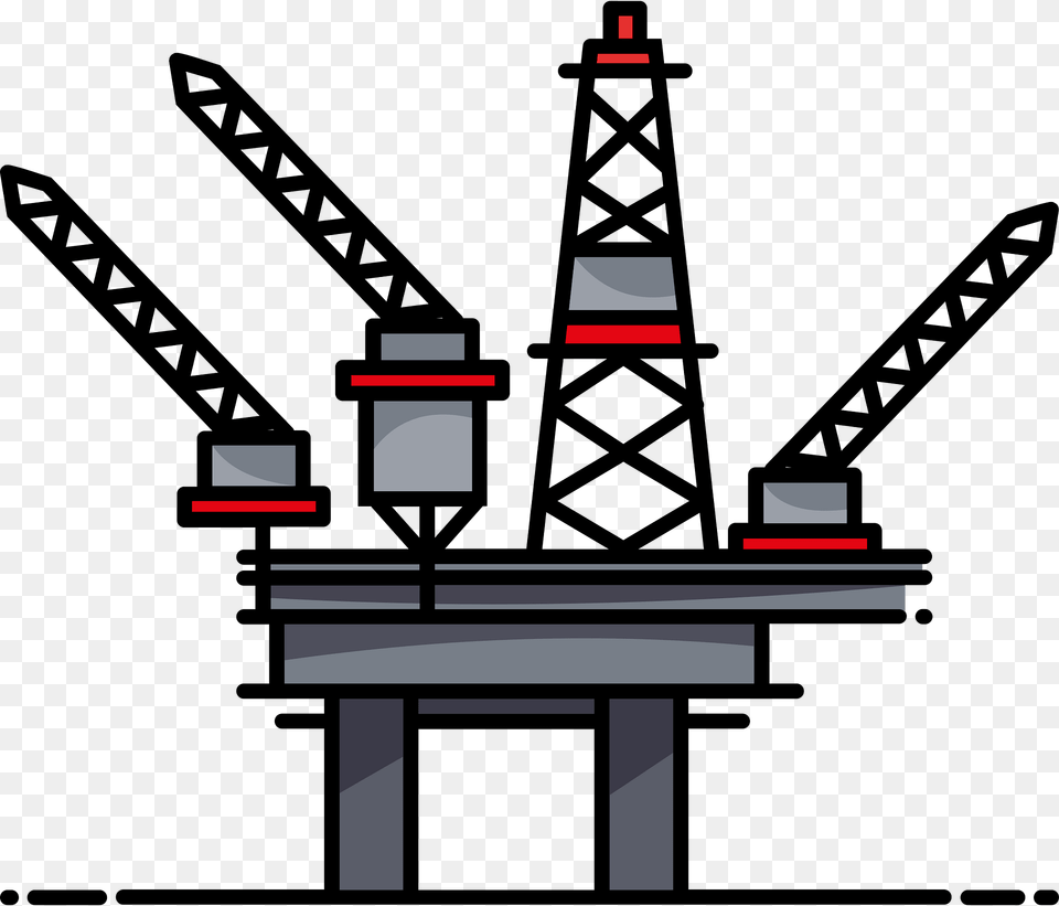 Oil Rig Clipart, Construction, Construction Crane, Outdoors Free Png