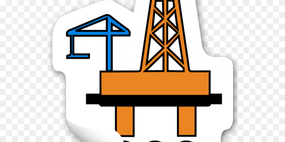 Oil Rig Clipart Oil Industry, Construction, Oilfield, Outdoors, Construction Crane Free Png Download