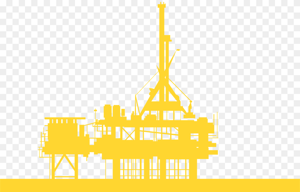 Oil Rig Silhouette, Construction, Oilfield, Outdoors, Architecture Free Png