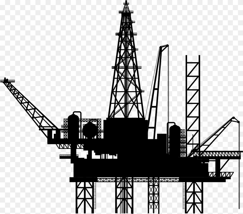 Oil Rigvehiclejackup Rigdrilling Rigoffshore Architecturevery Jack Up Rig, Gray Free Png Download