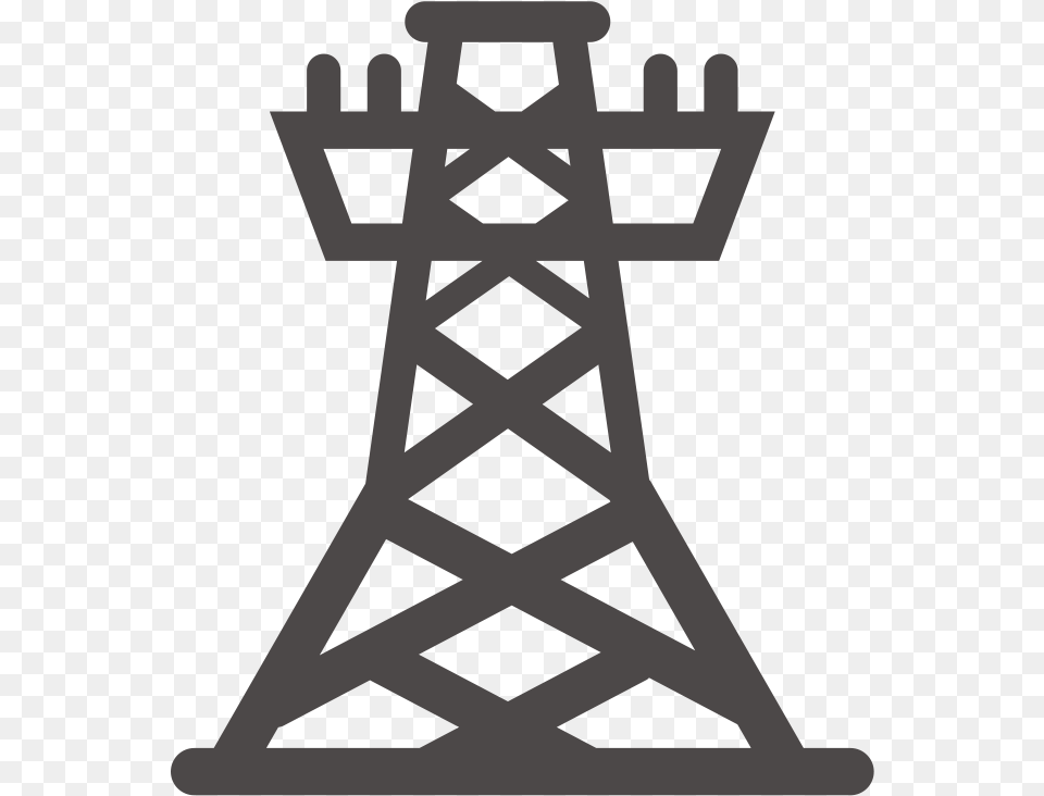 Oil Tower Vector Oil Pump Background, Cable, Electric Transmission Tower, Power Lines Png Image