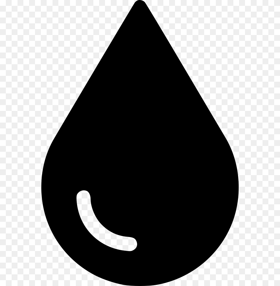 Oil Water Drop Black And White Blood Clipart, Triangle, Ammunition, Grenade, Weapon Free Png