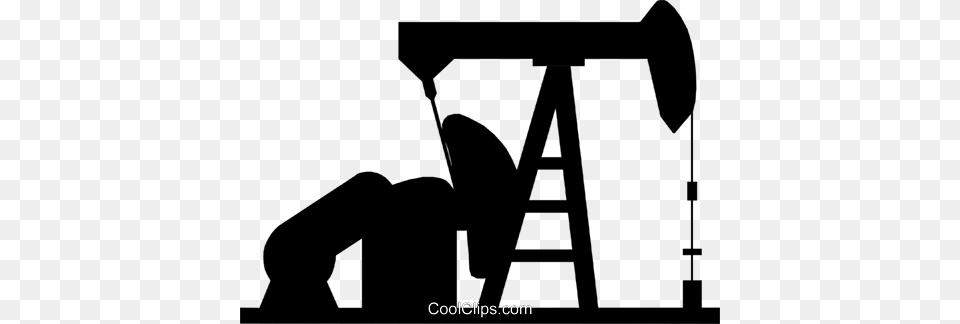 Oil Well Royalty Vector Clip Art Illustration, Construction, Oilfield, Outdoors Free Transparent Png