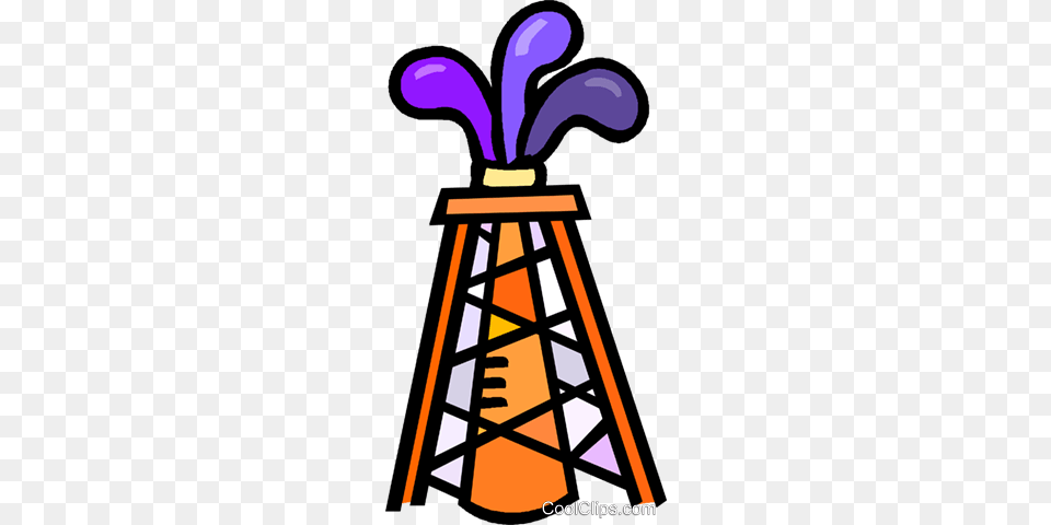 Oil Well Striking Oil Royalty Vector Clip Art Illustration, Purple, Ammunition, Grenade, Weapon Png