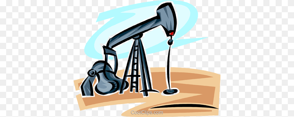 Oil Wells Royalty Vector Clip Art Illustration, Construction, Oilfield, Outdoors Png