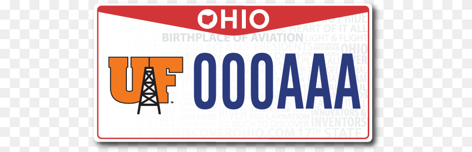 Oiler License Plate New Ohio License Plates, License Plate, Transportation, Vehicle Free Transparent Png