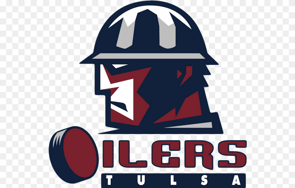 Oilers Tulsa Logo, Clothing, Hardhat, Helmet, Mailbox Free Png