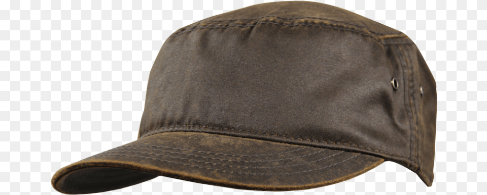 Oilskin Army Cap Item Osa01 Brown U2013 Top Caps For Baseball, Baseball Cap, Clothing, Hat, Helmet Free Png