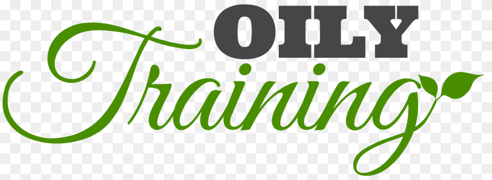 Oily Training Logo Au Naturale Living Essentials, Green, Text Free Png