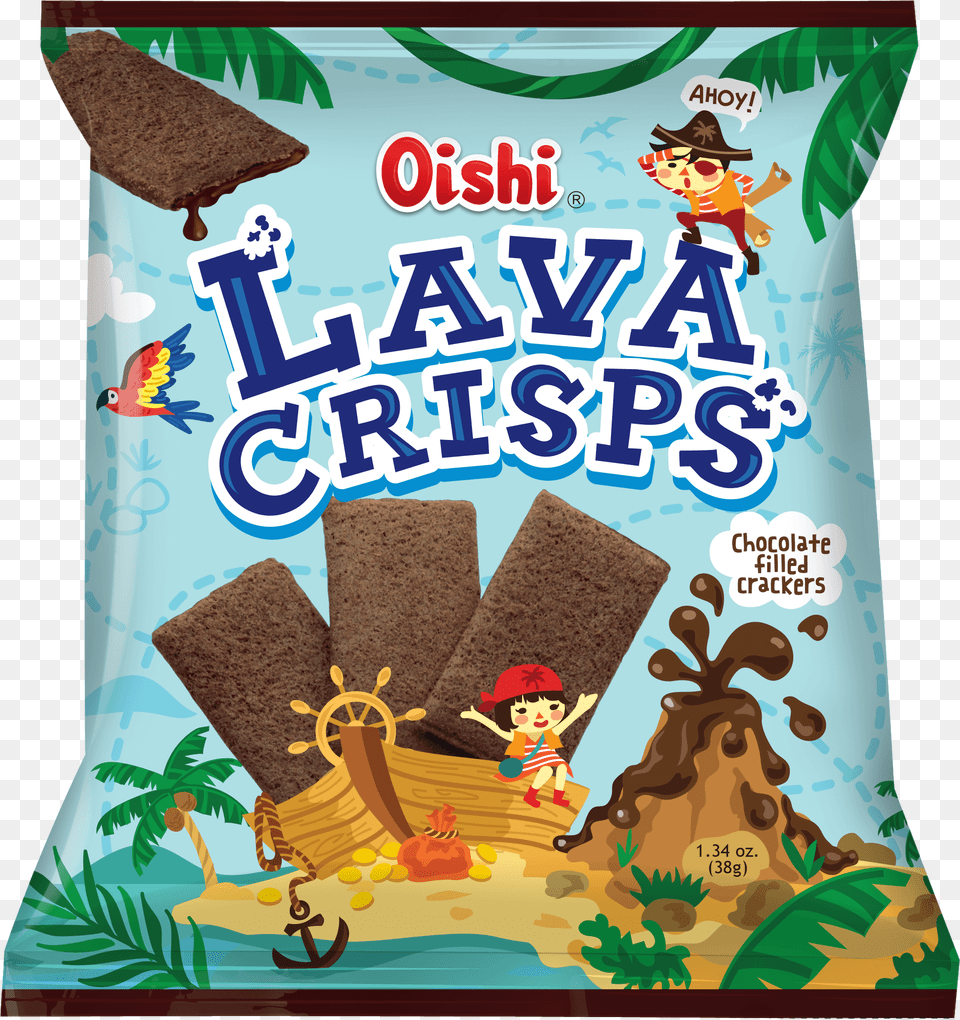 Oishi Lava Crisps, Food, Snack, Sweets, Advertisement Png