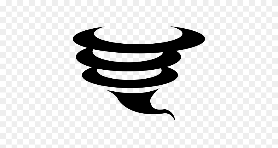 Oj Tornado Icon With And Vector Format For Unlimited, Gray Free Png