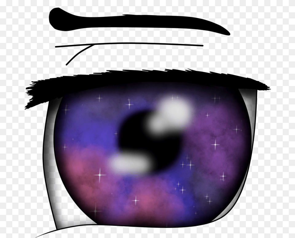 Ojo Galaxia Illustration, Purple, Outdoors, Night, Nature Free Png