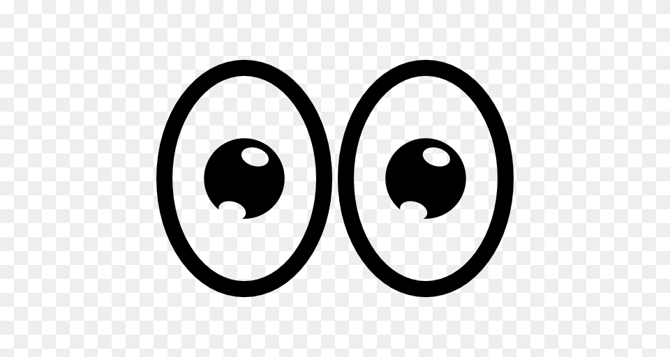 Ojos Cartoon Gray Png Image