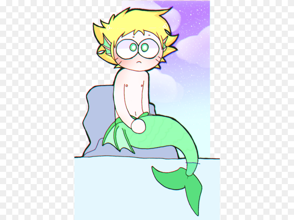 Ok But I39m In Love With 39s Mermaid Au South Park Mermaid Au, Baby, Person, Cartoon, Book Png Image