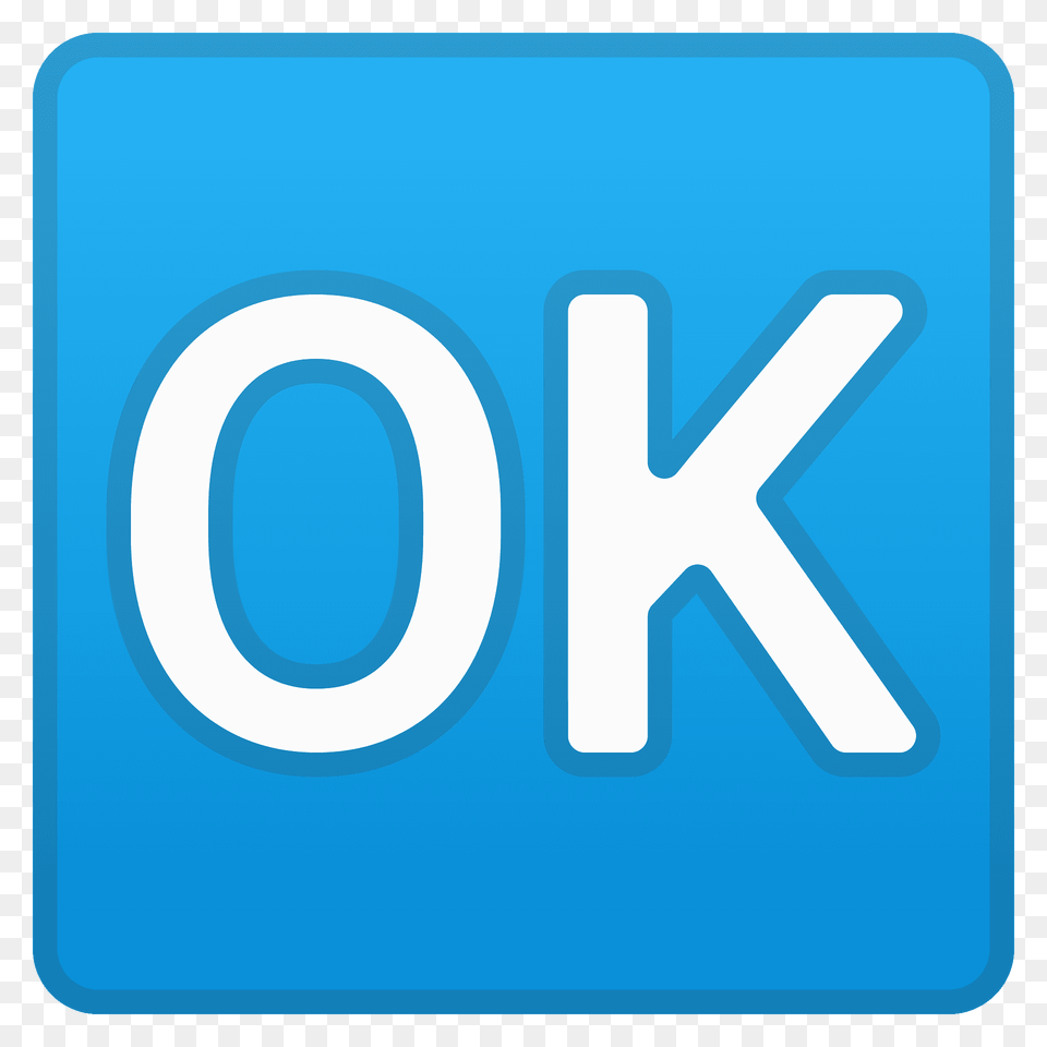 Ok Button Emoji Clipart, Sign, Symbol, Road Sign Free Transparent Png