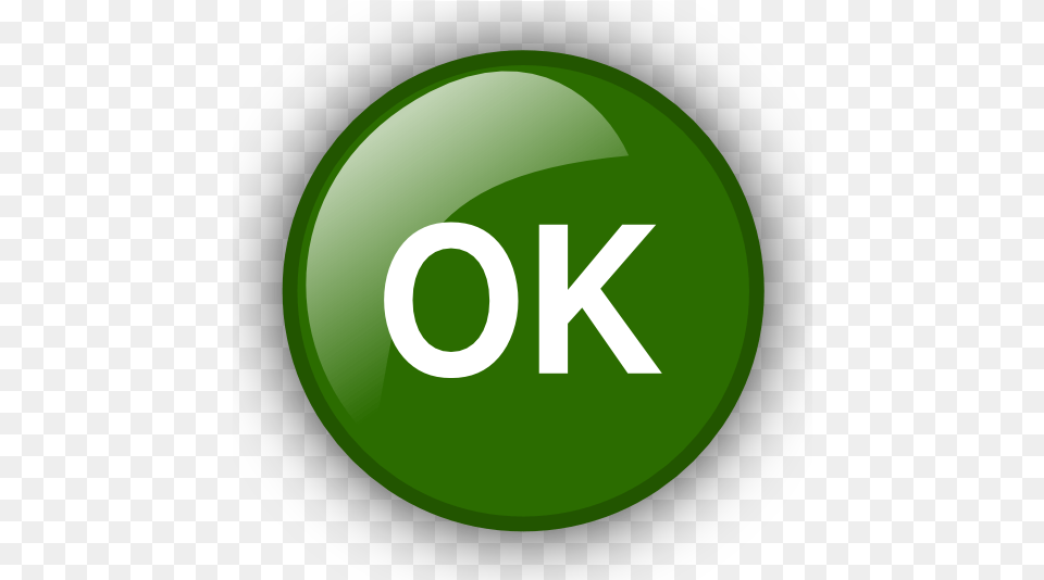 Ok Button Icon Small, Green, Sphere, Logo, Astronomy Png Image