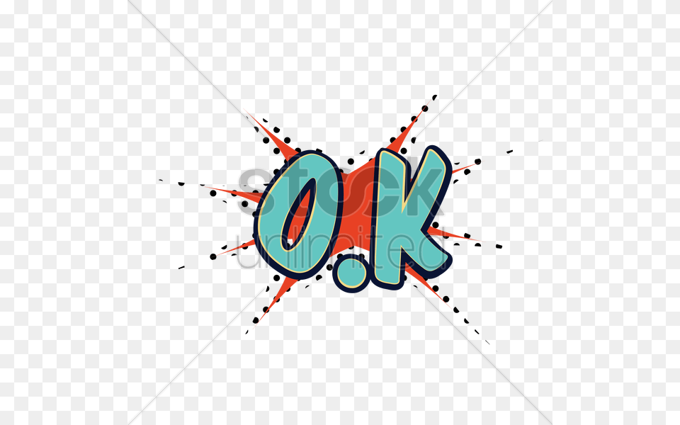 Ok Comic Speech Vector Image, Art Free Png