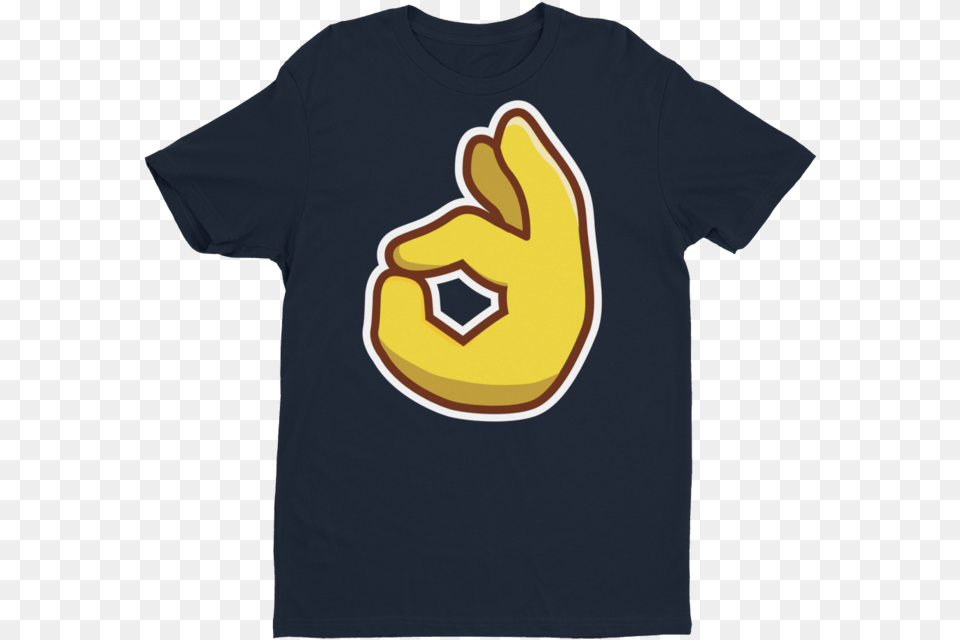 Ok Emoji Short Sleeve Next Level T Shirt, Clothing, T-shirt, Body Part, Hand Png Image