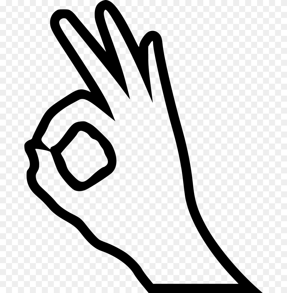 Ok Hand Clipart Download Ok Hand Sign Clipart, Clothing, Glove, Bow, Weapon Png Image