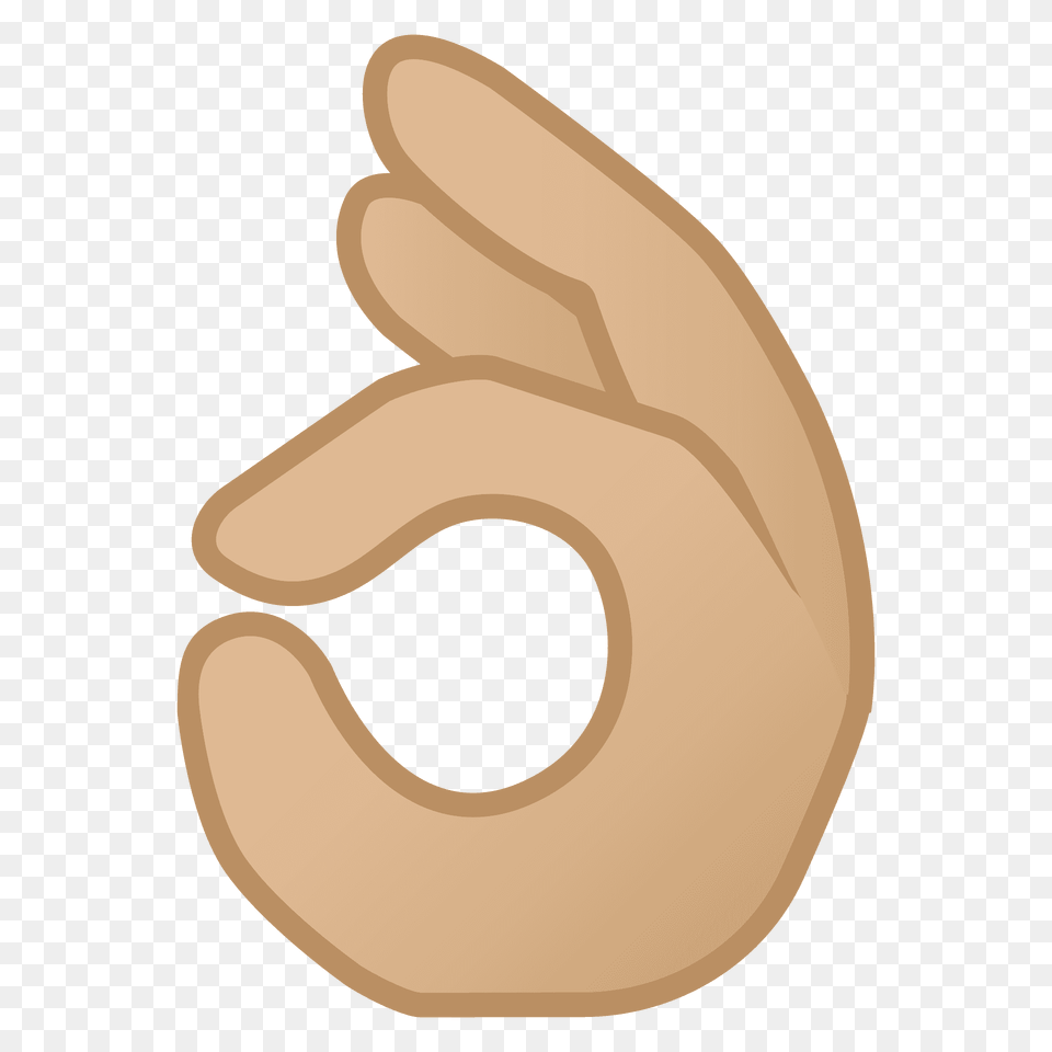 Ok Hand Emoji Clipart, Body Part, Ear, Food, Nut Free Png Download