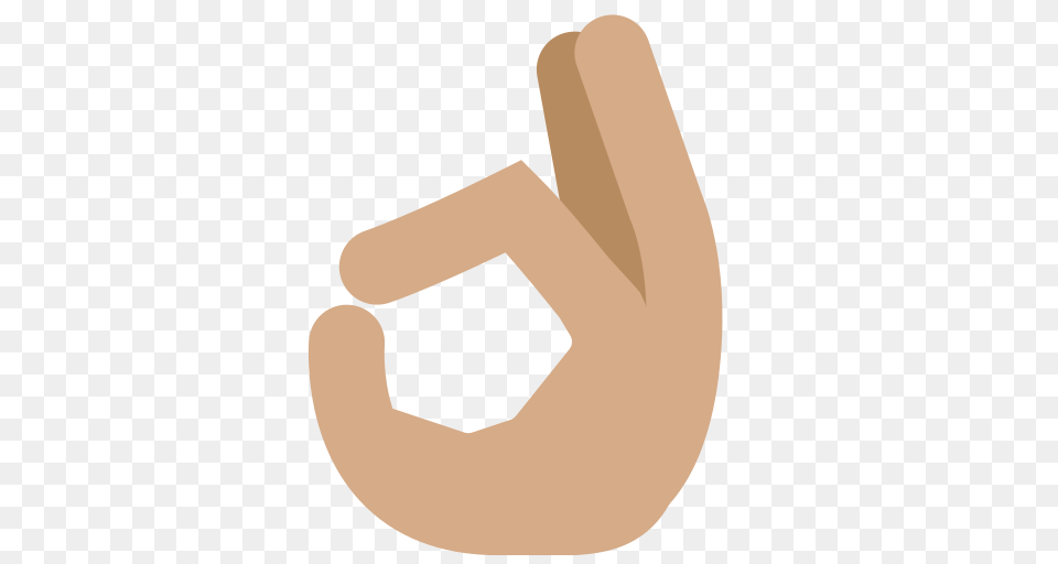 Ok Hand Emoji With Medium Skin Tone Meaning And Pictures, Finger, Body Part, Person, Clothing Png