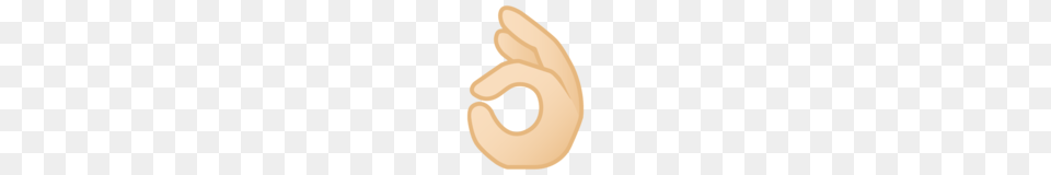 Ok Hand Light Skin Tone Emoji On Google Android, Body Part, Ear, Food, Nut Png Image