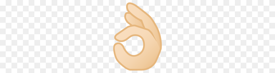Ok Hand Light Skin Tone Icon Noto Emoji People Bodyparts Iconset, Food, Nut, Plant, Produce Free Png