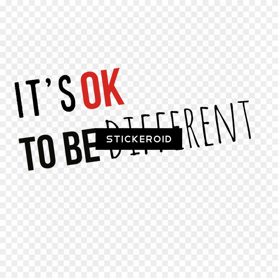 Ok To Be Different Calligraphy, Text, Logo Free Png