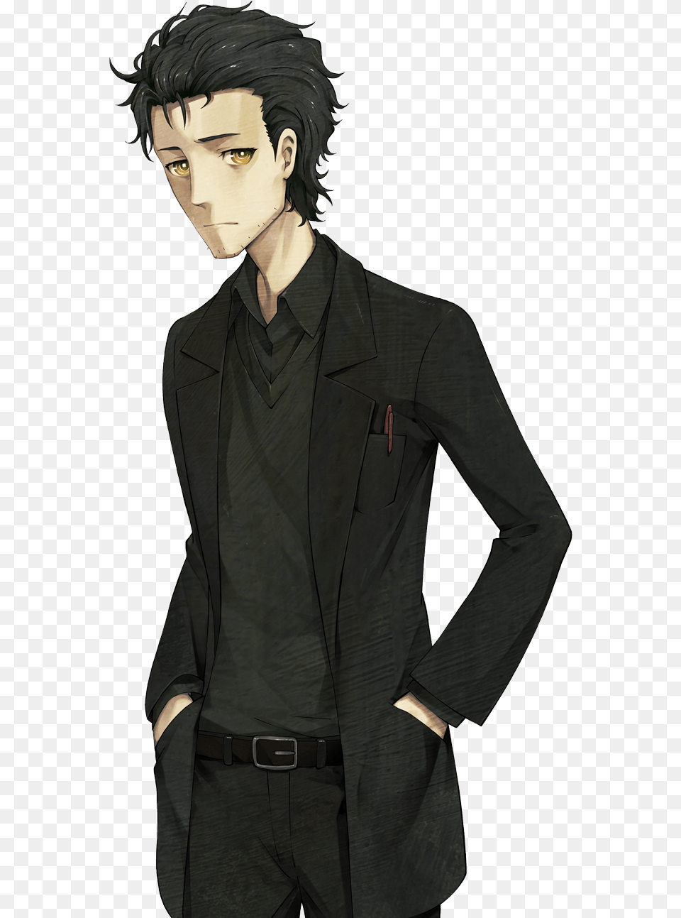 Okabe Rintarou Steins Gate, Clothing, Coat, Formal Wear, Adult Free Transparent Png