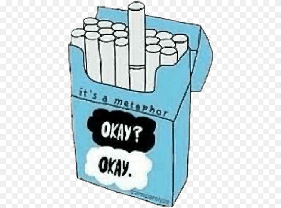 Okay Cigarro Cigarrillo Tumblr Fault In Our Stars Art, Ammunition, Grenade, Weapon Free Png Download