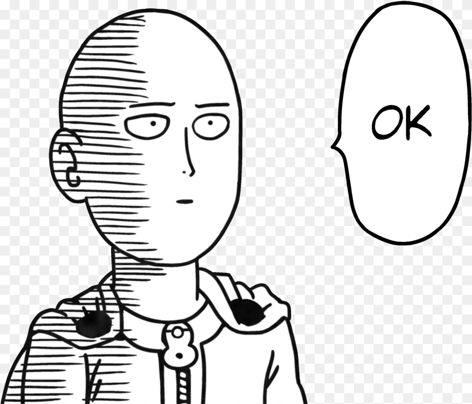 Okay Face Clipart One Punch Man Ok, Adult, Publication, Person, Female Free Transparent Png