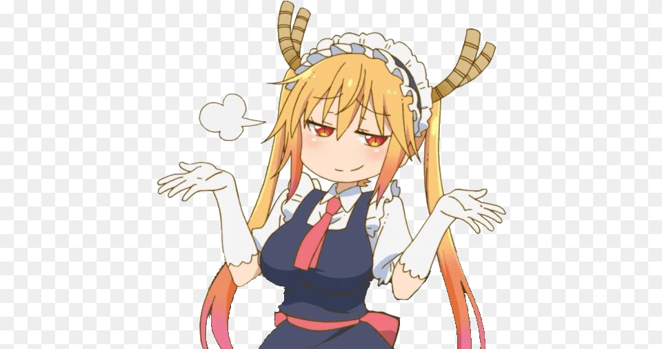 Okay I Guess General Game Discussion World Of Warships Dragon Maid Tohru Smug, Book, Comics, Publication, Person Png Image