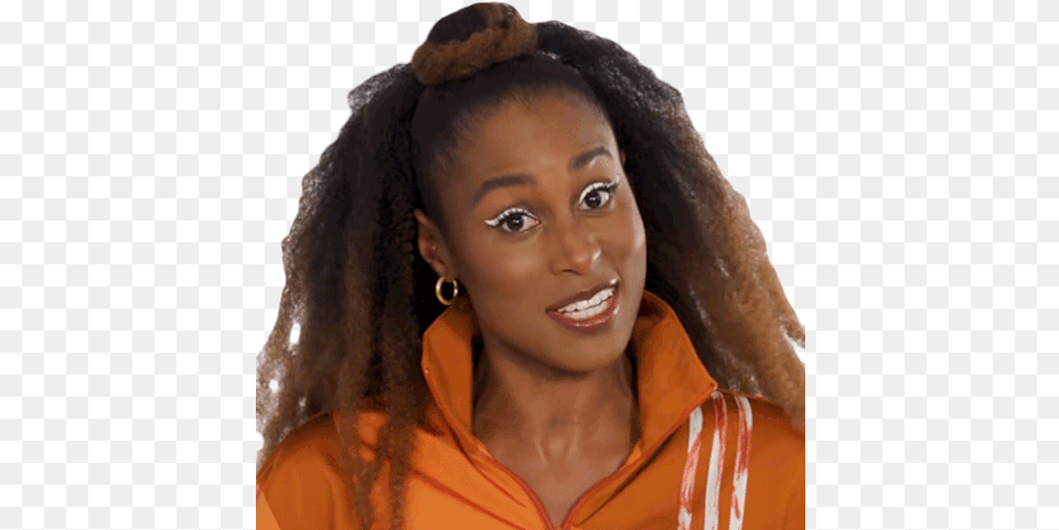 Okay Issa Rae Gif Okay Issarae Cosmopolitan Discover U0026 Share Gifs Curly, Head, Body Part, Portrait, Face Free Png Download