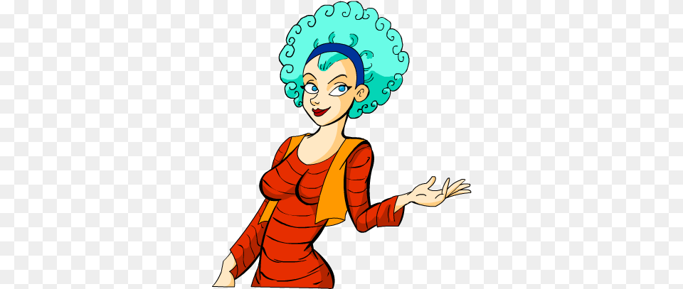 Okay So It Wasn39t Really An Afro But It Sure Looked Illustration, Adult, Female, Person, Woman Free Transparent Png