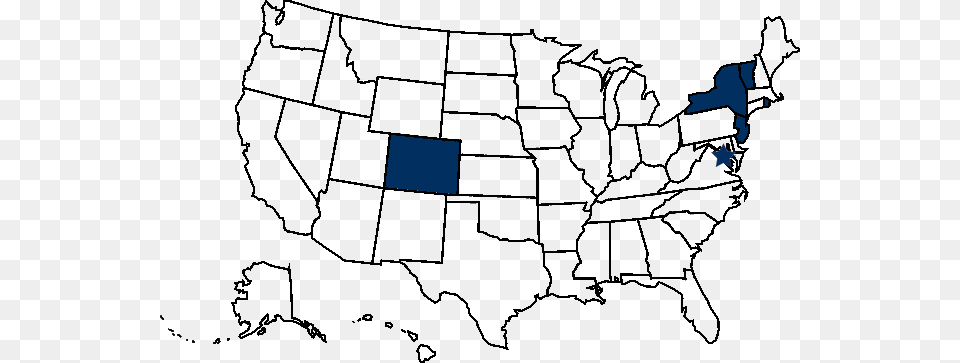 Okay These Are Some States Where Owning Brass Knuckles Silhouette Usa Map Outline, Outdoors, Chart, Plot, Nature Png