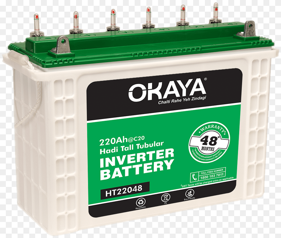 Okaya Tall Tubular Battery, Electronics, Car, Transportation, Vehicle Png Image