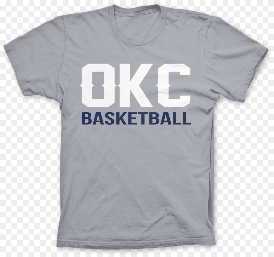Okc Basketball Thunder Tee, Clothing, Shirt, T-shirt Free Transparent Png