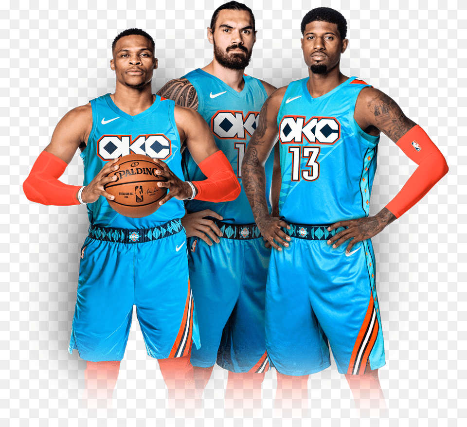 Okc Thunder Native American Uniforms, Person, People, Adult, Man Png
