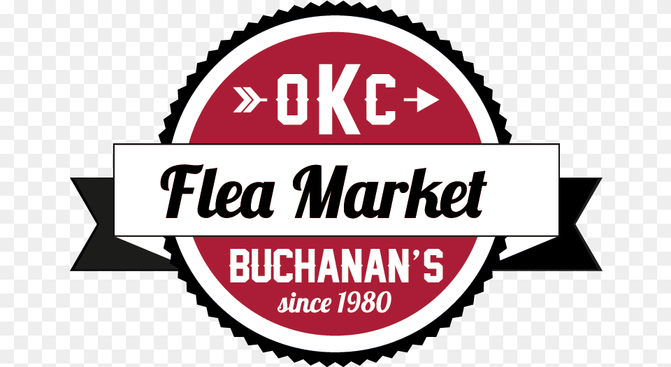 Okc Vintage Flea Market Crossroads Event Center Oklahoma City, Sticker, Logo Png Image
