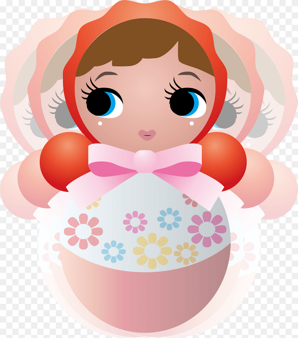 Okiagari Koboshi Doll Clipart, Baby, Person, Face, Head Free Transparent Png