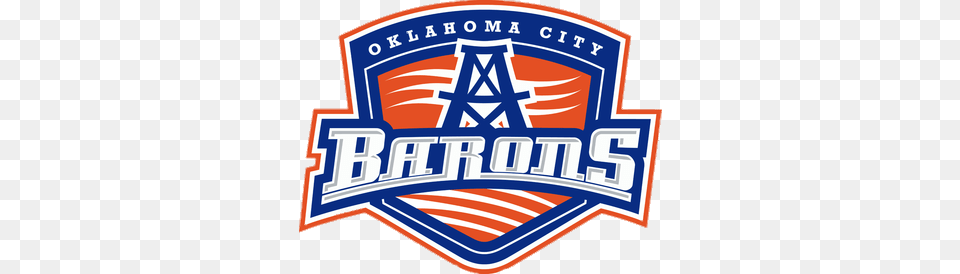 Oklahoma City Barons Logo, Badge, Emblem, Symbol, Food Free Png Download